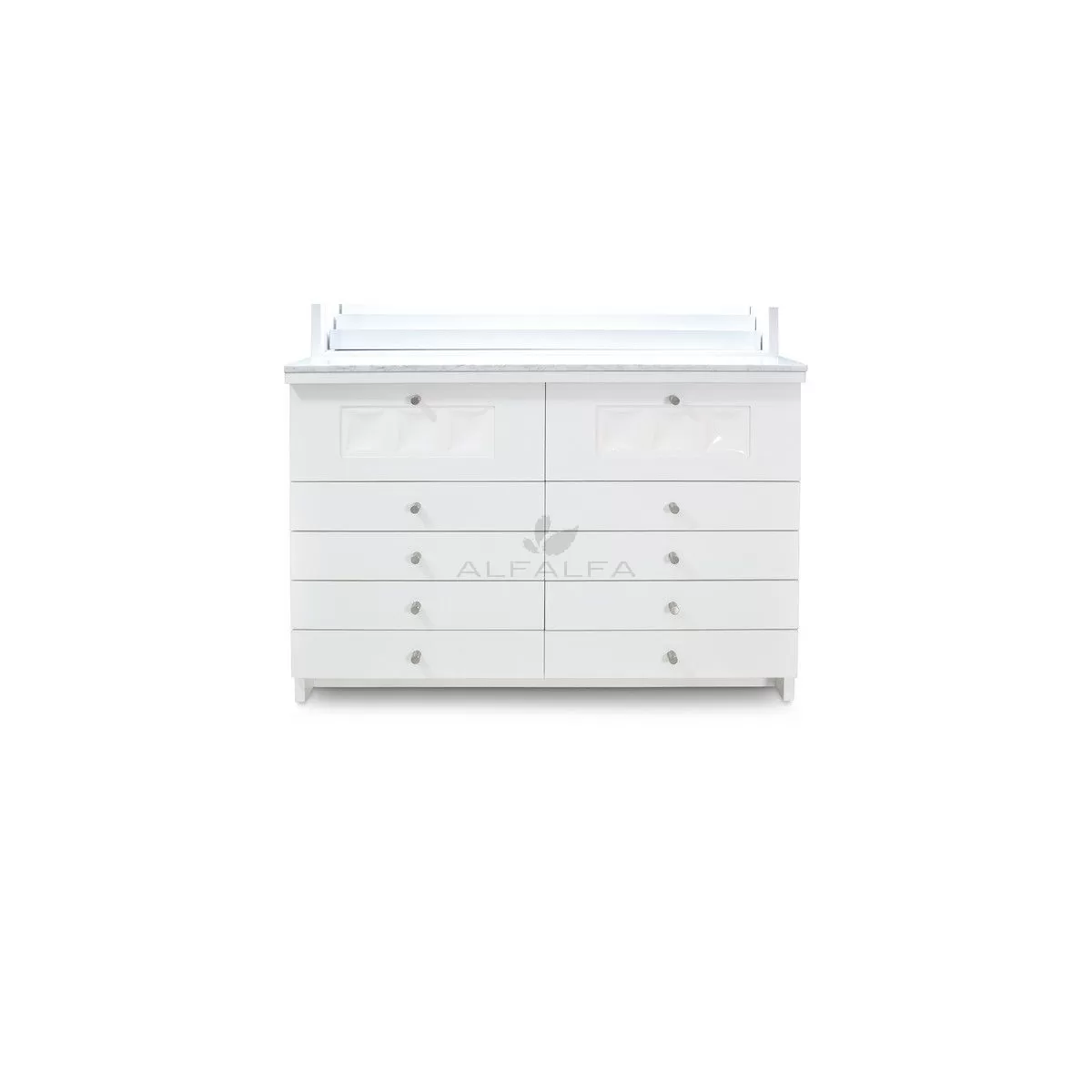 Regis Powder & Polish Display Cabinet with Marble Top