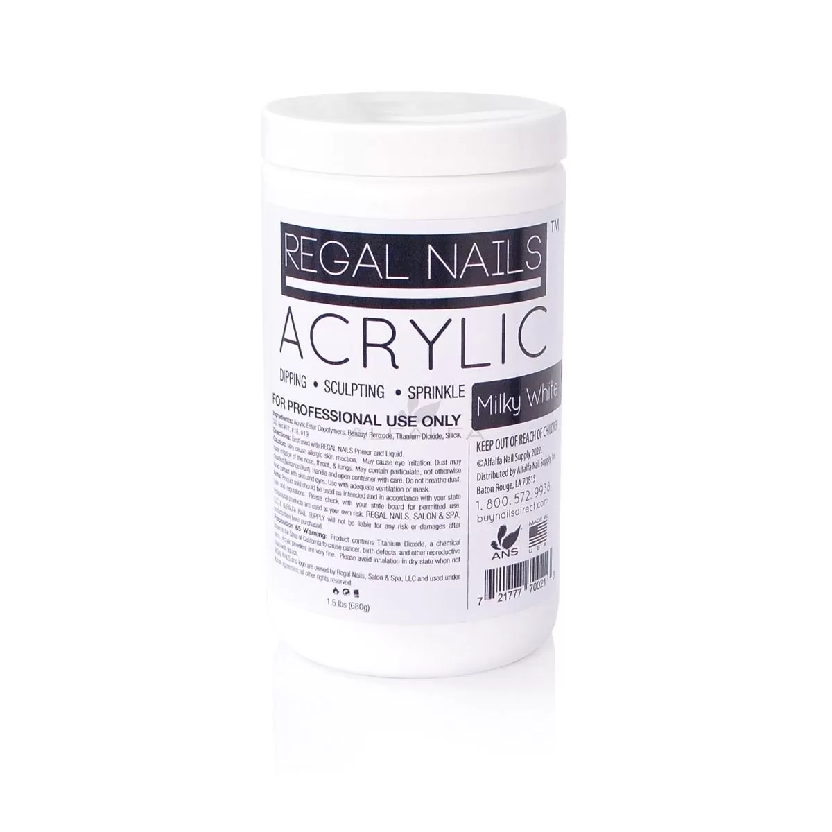 Regal Acrylic Powder - Milky White