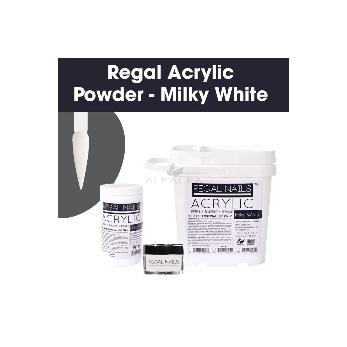 Regal Acrylic Powder - Milky White