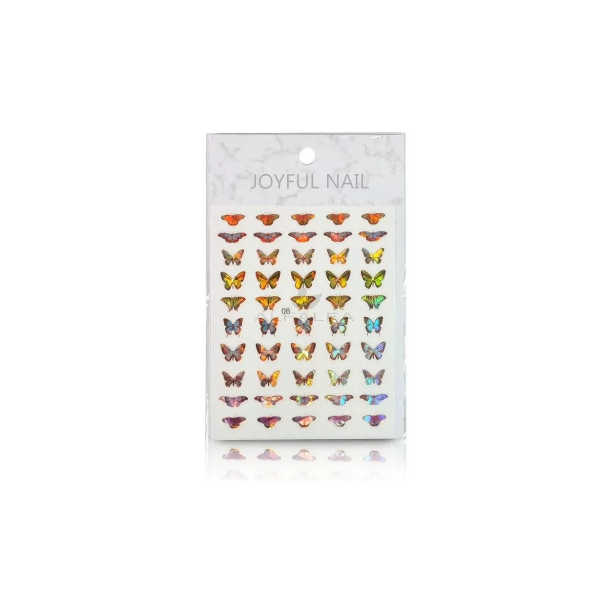 Holographic Laser Butterfly Stickers