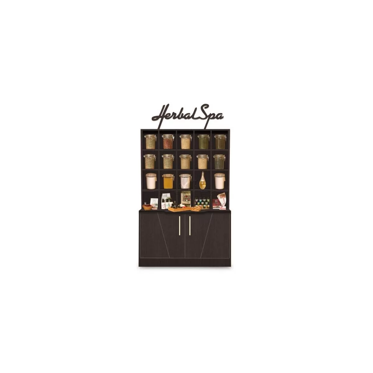 Investment Kit with Herbal Display Cabinet