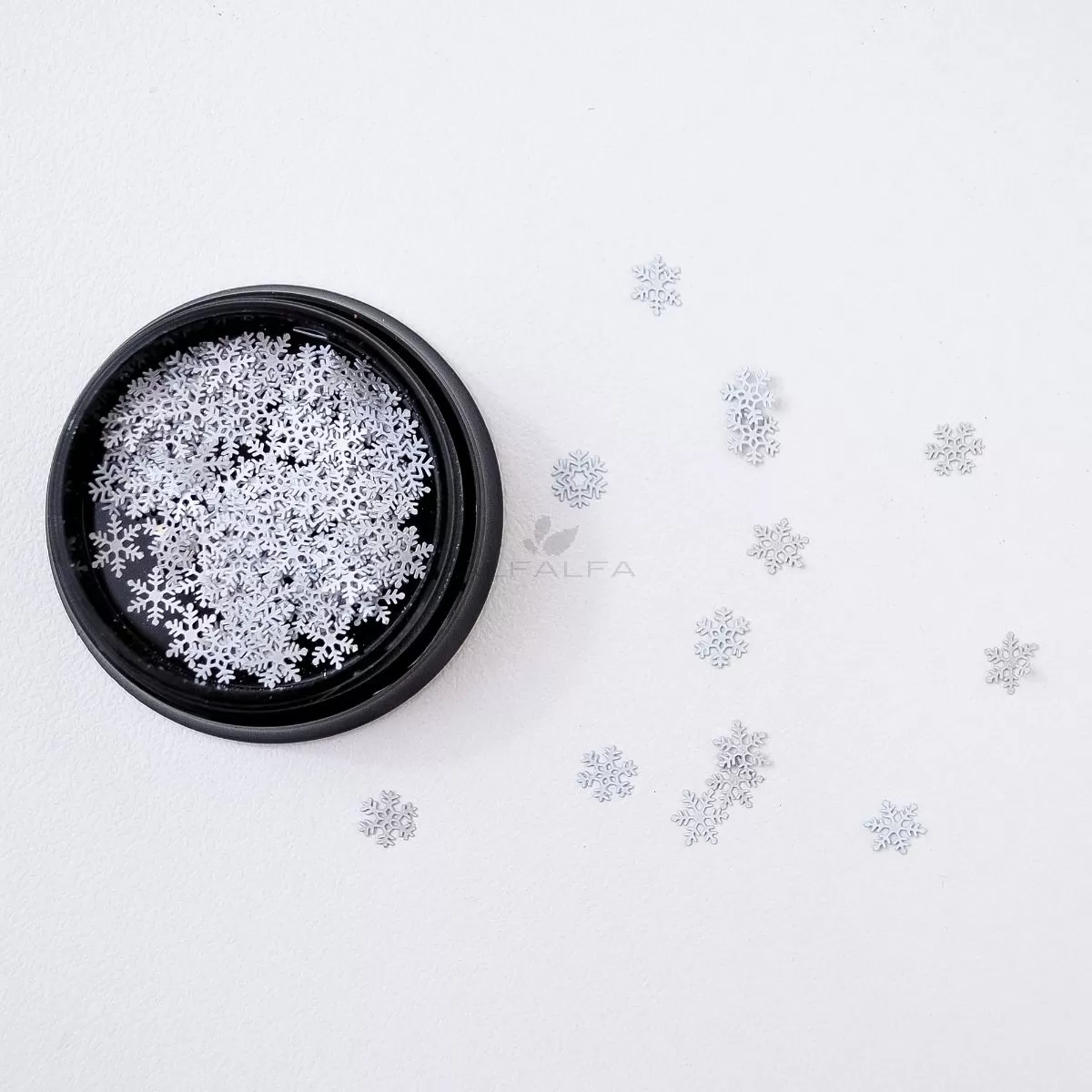 Nail Art Sequin Snow Flakes