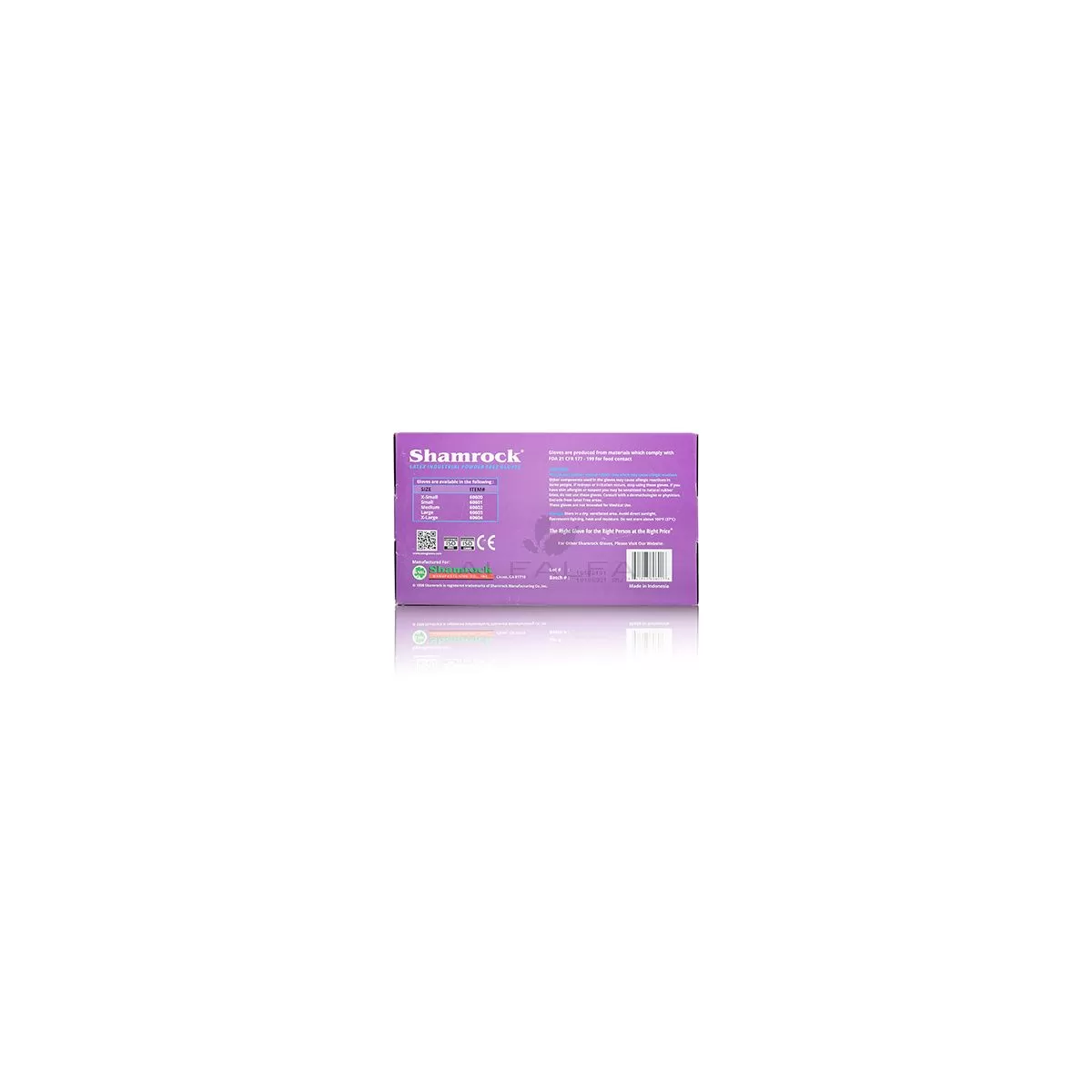 Shamrock - Powder Free Latex Gloves - Small 100 ct
