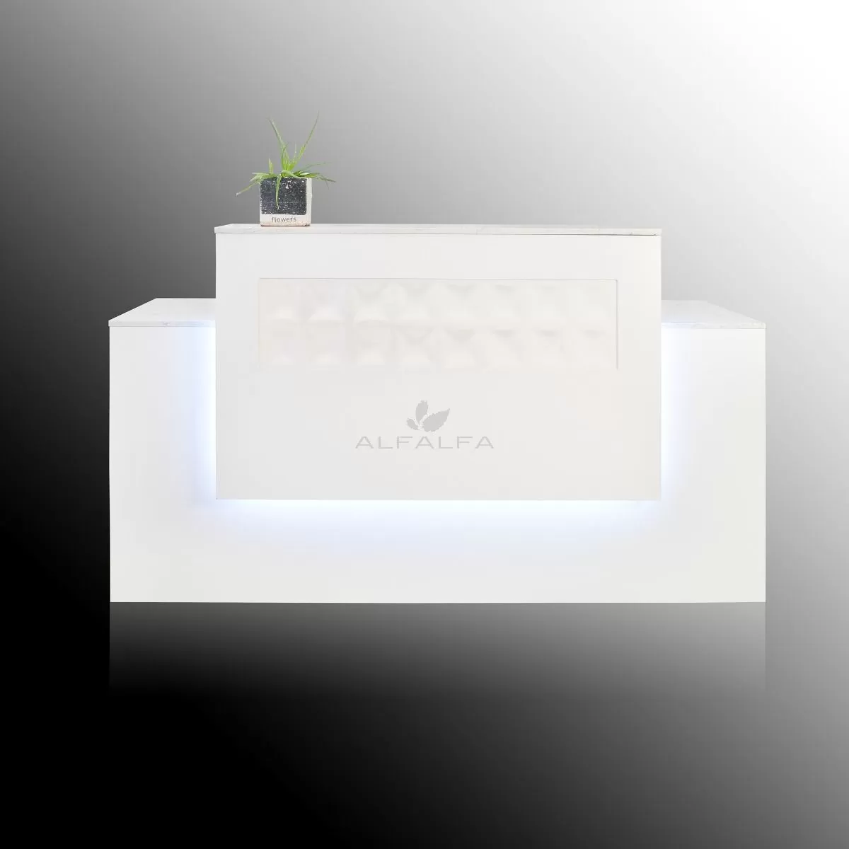 Regis Reception Counter with Marble Tops