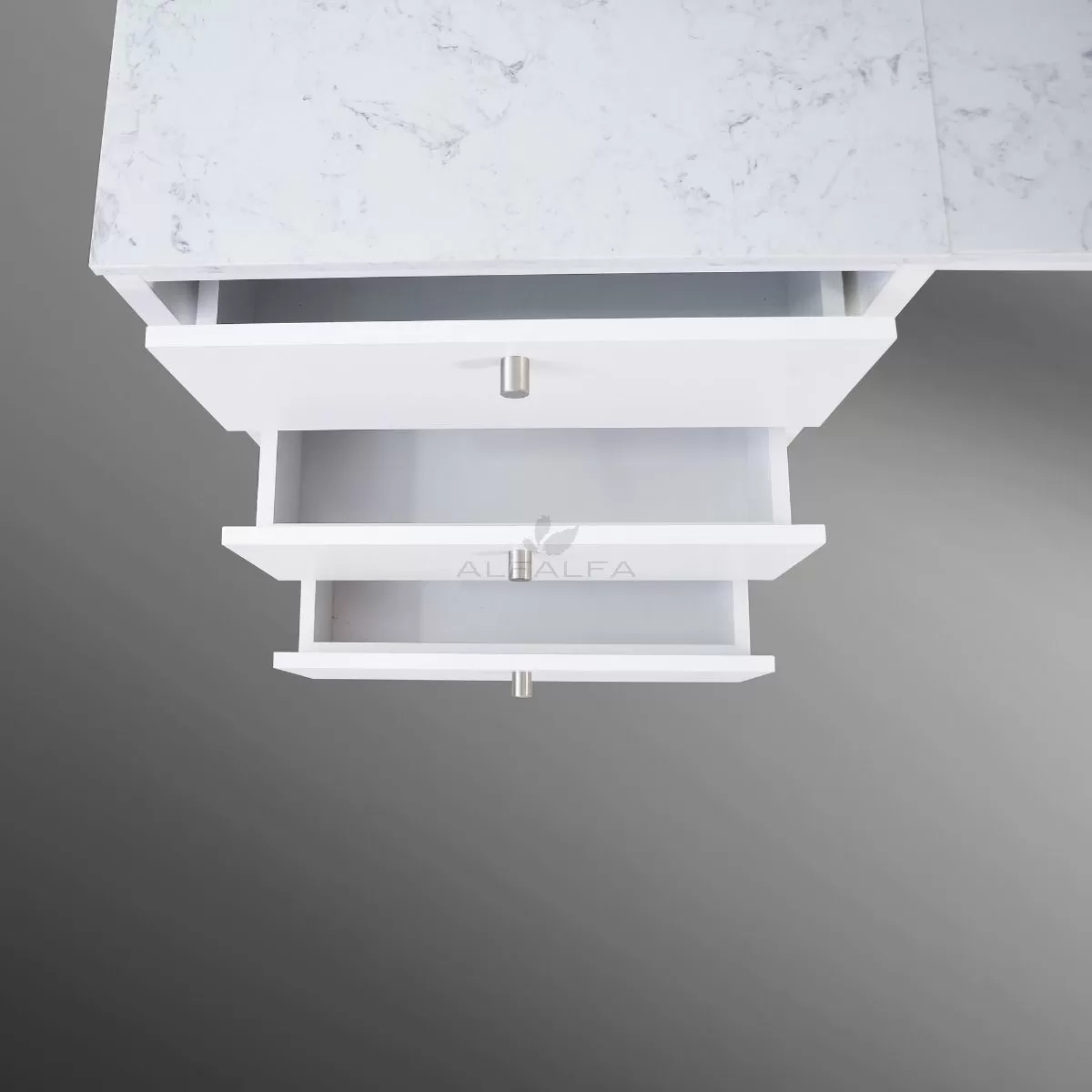 Regis Reception Counter with Marble Tops
