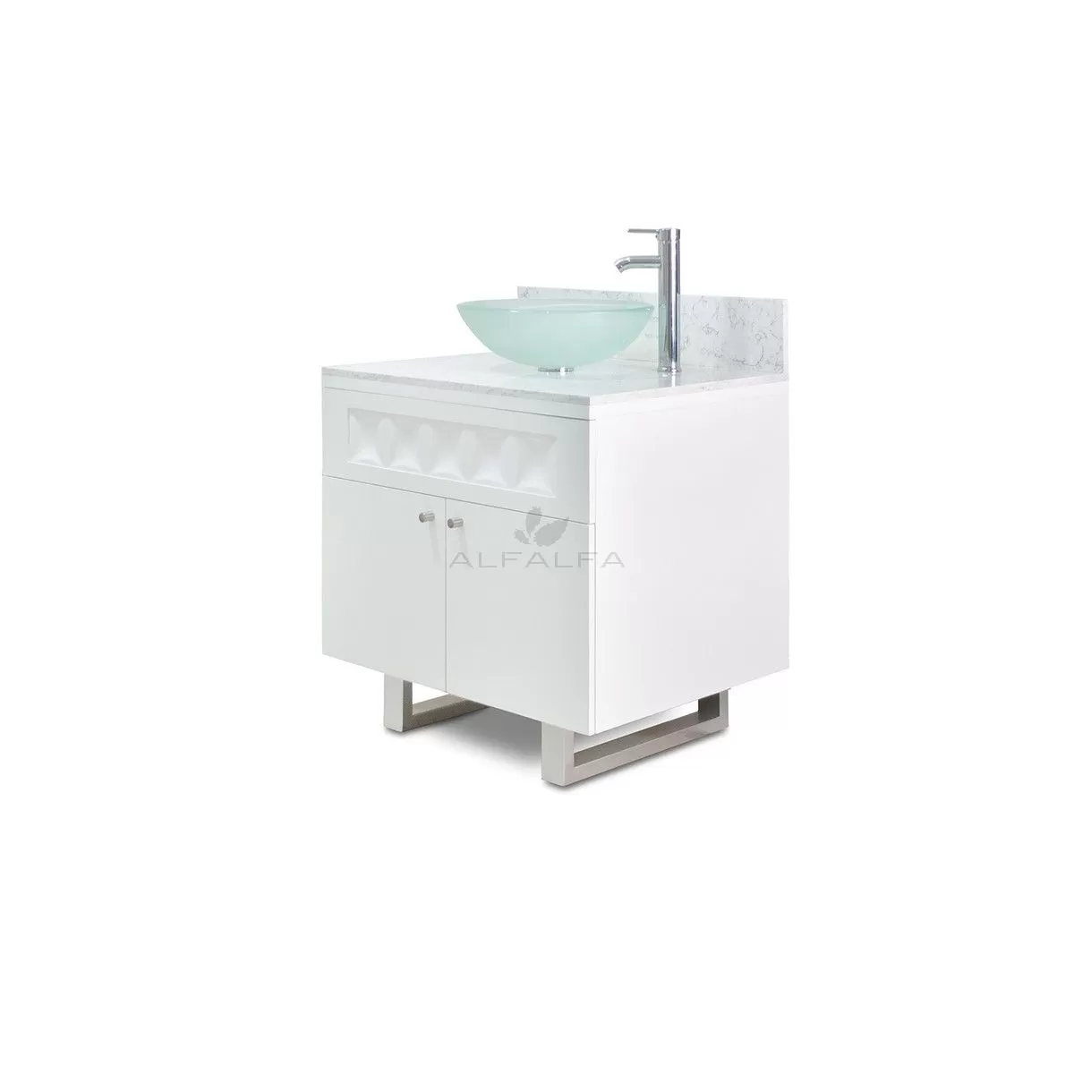 Regis Single Sink with Marble Top - 30