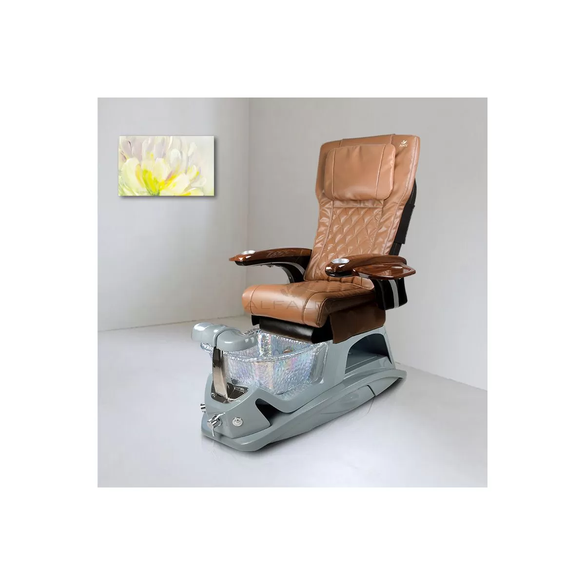 Argento Pedicure Spa Square Sink w/ installation - Grey