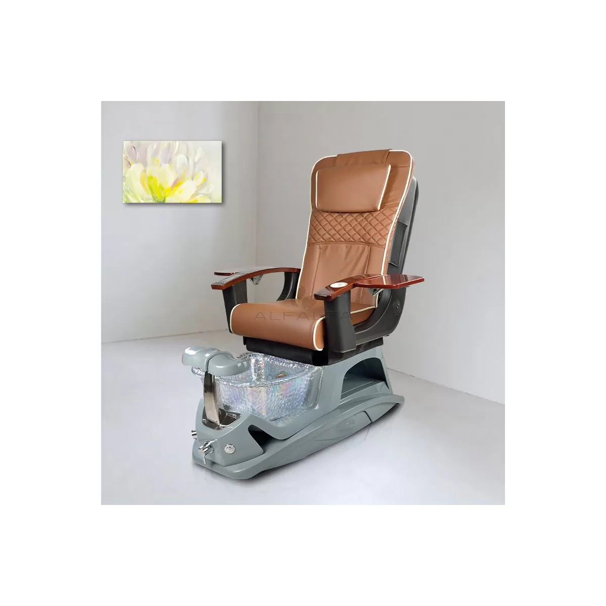 Argento Pedicure Spa Square Sink w/ installation - Grey