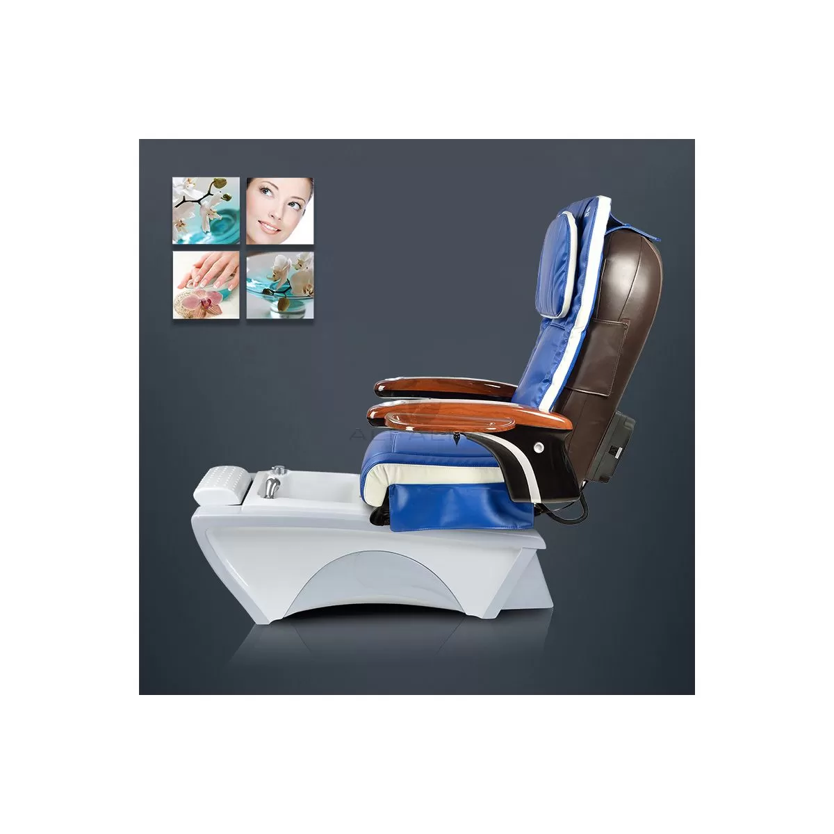 ANS Davin  Pedicure Spa  w/ installation - Blue/Silver