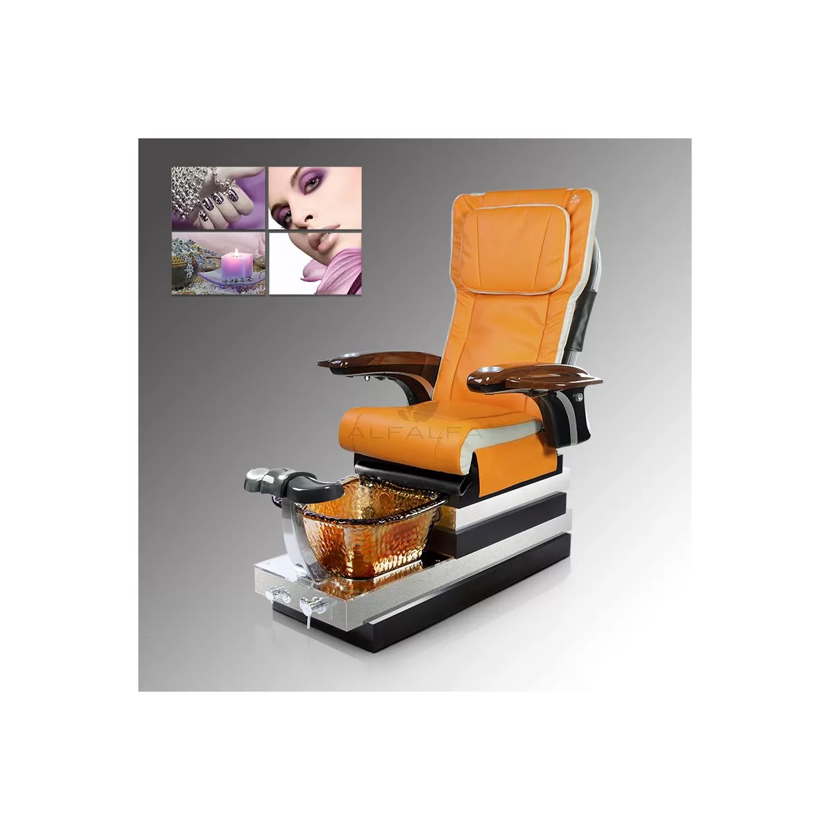 Gspa W Pedicure Spa Glass Sink w/ installation