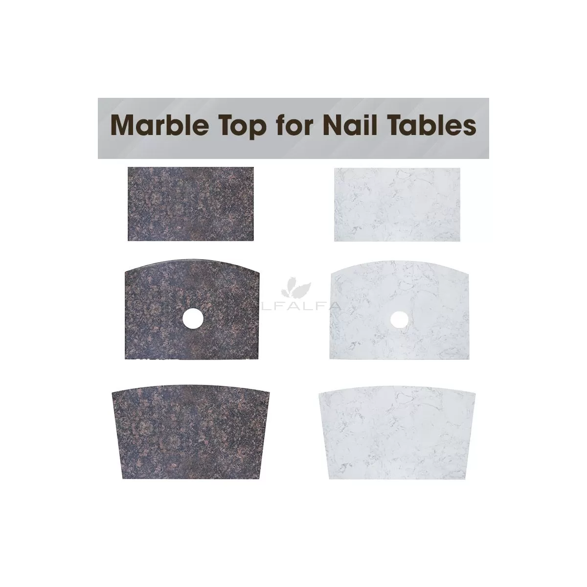 Marble Top for Nail Tables