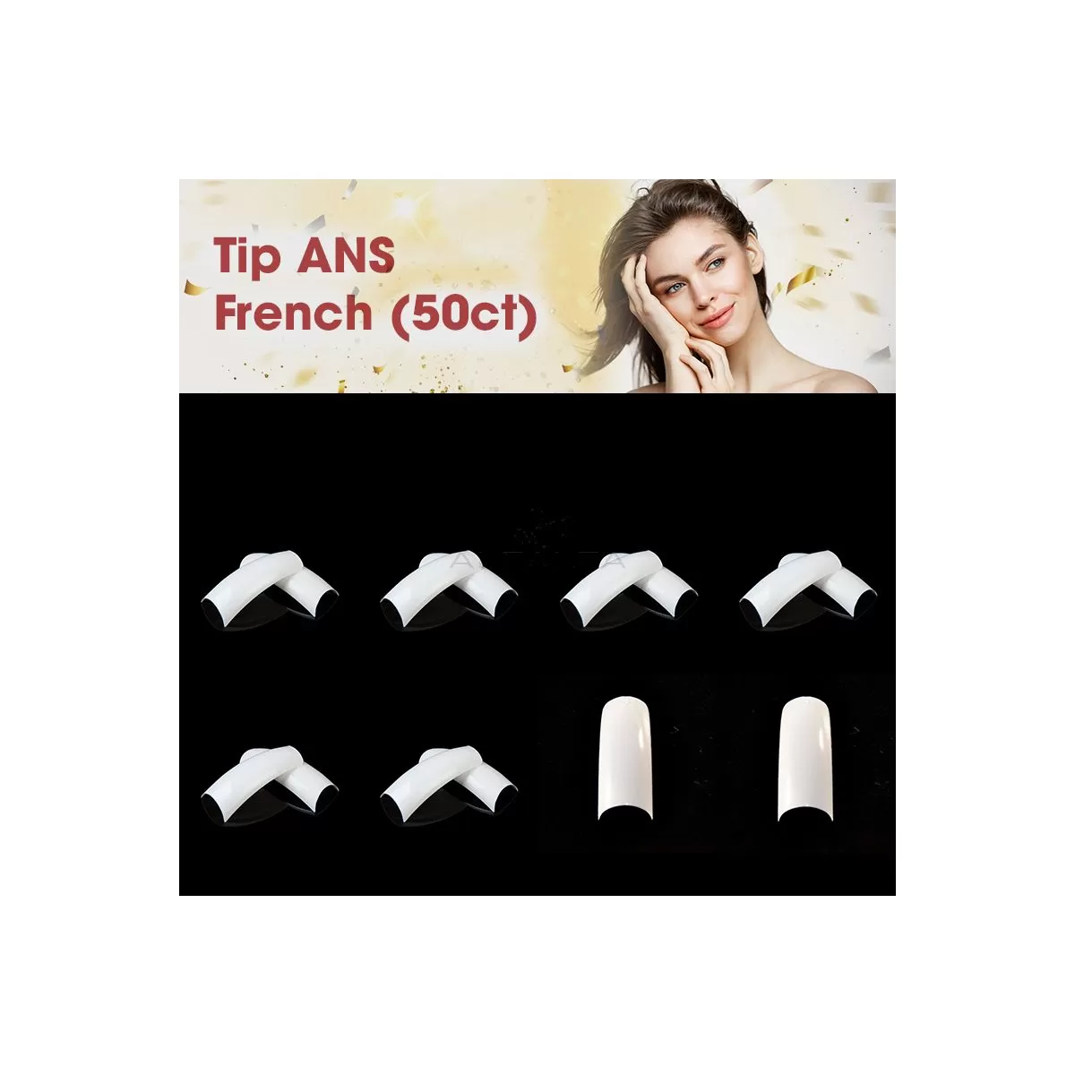 ANS French Tip - #0 to #10 - 50ct