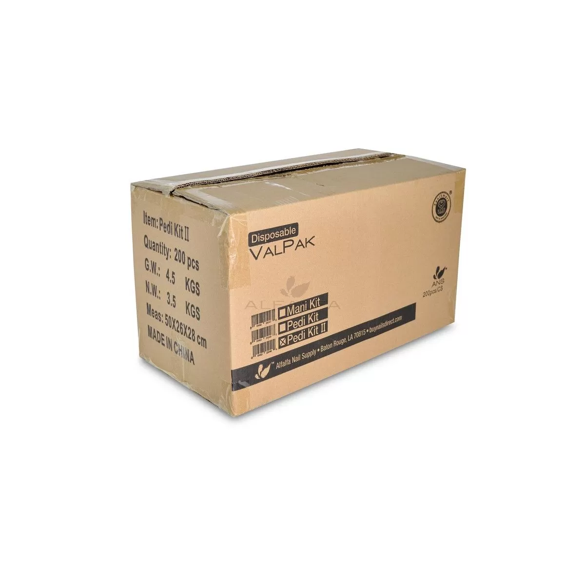 Valpak Pedi Kit II (200/bx)