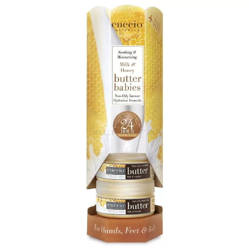 Cuccio Butter Babies Towers Milk & Honey 6 ct