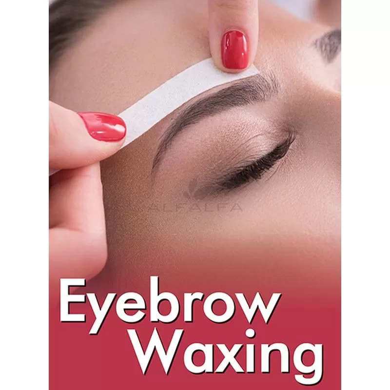 Holographic Window Decal - Eyebrow Waxing - H-13