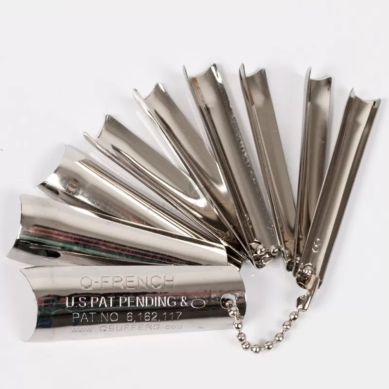 Q-French Nail Forms (9ct Chained)