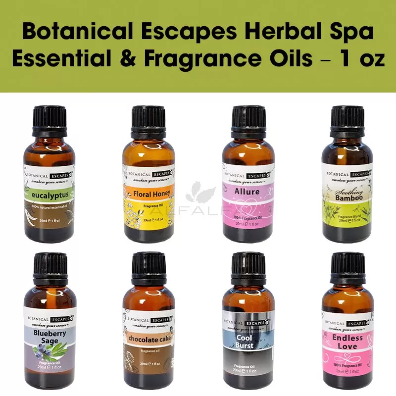 Botanical Escapes Herbal Spa Essential & Fragrance Oils – 1 oz