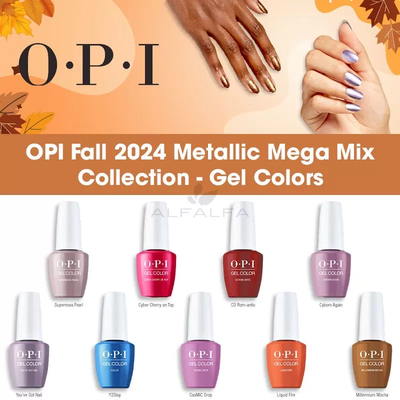 OPI Fall 2024 Metallic Mega Mix Collection - Gel Colors