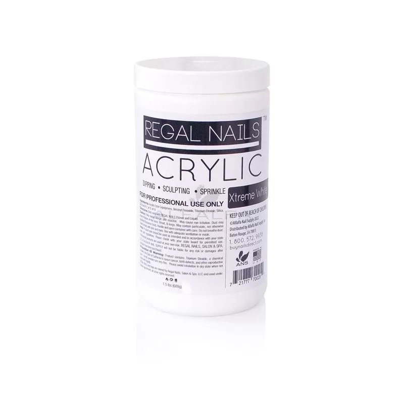 Regal Acrylic Powder - Xtreme White - 24 oz