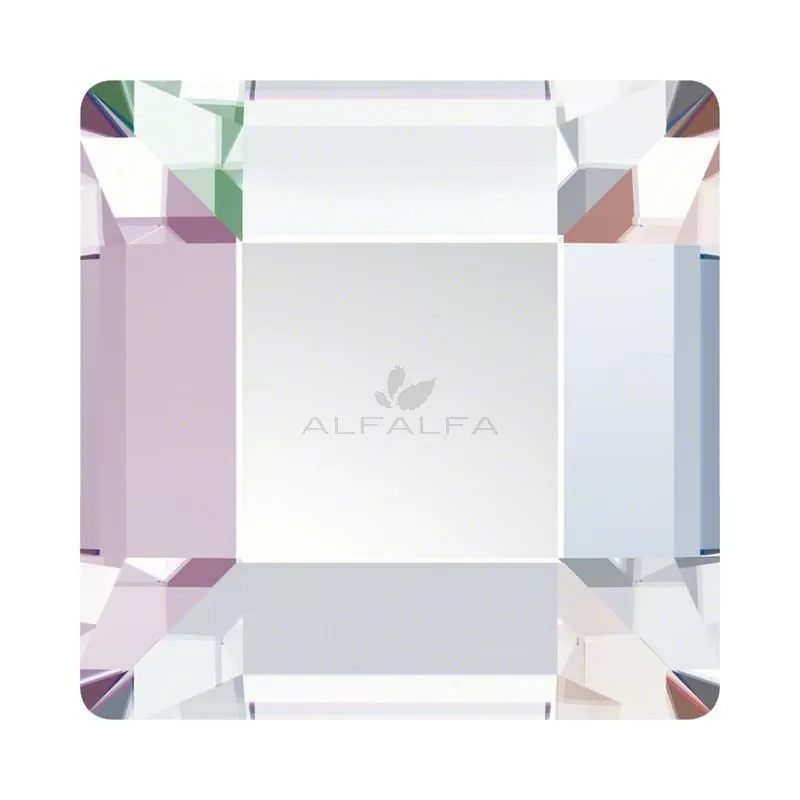 Swarovski - 2400 Square Flat Back - Crystal 4mm (36ct)