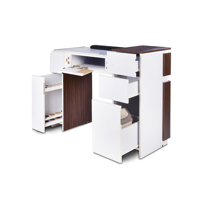 Beniko Nail Table White Fino Guayanna Rose