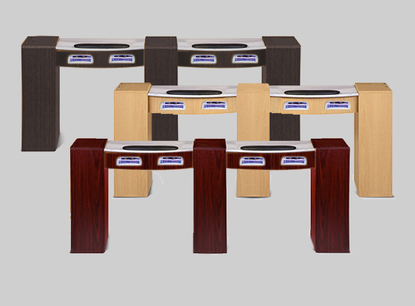 Classic Double Manicure Table with UV Gel Lights Classic Double Manicure Table with UV Gel Lights