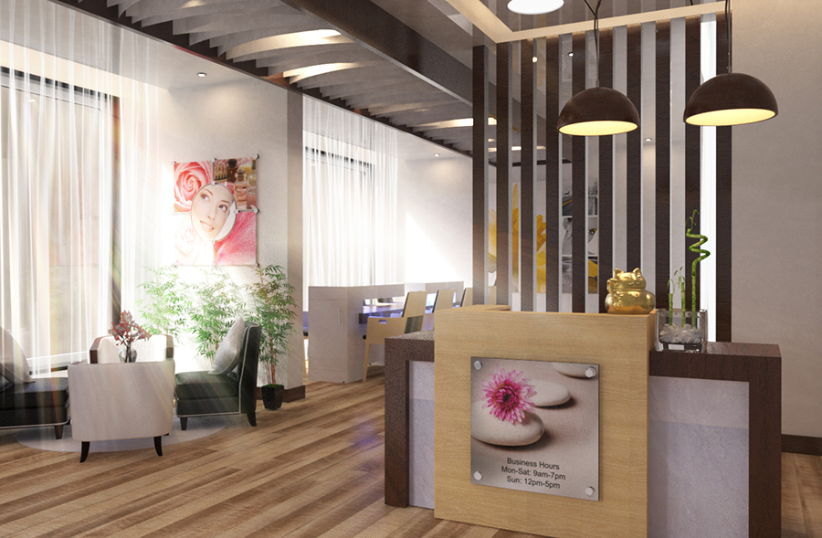 Marble Reception Counter